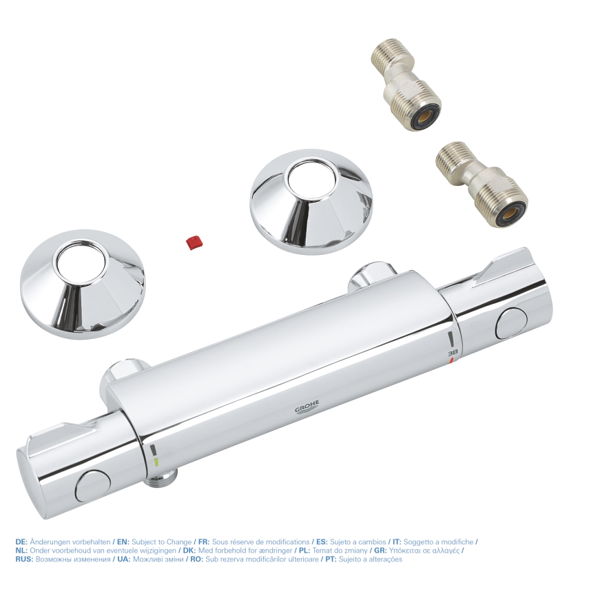 GROHE 34558000 - Thermostatische douchekraan GROHTHERM 800 DN 15 glanzend chroom