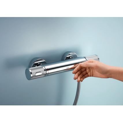 GROHE 34853001 - Thermostatische douchekraan PRECISION FEEL + doucheset 90 cm chroom
