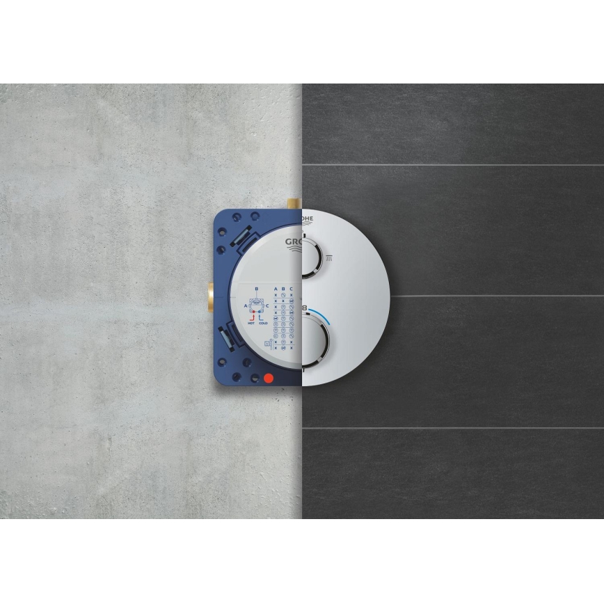 GROHE 34880000 - Doucheset met inbouwthermostaat GROHTHERM SMARTCONTROL, glanzend chroom
