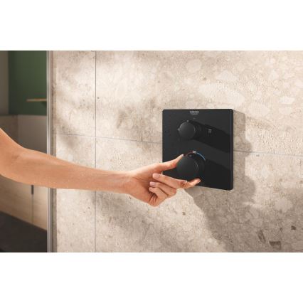 GROHE 348822430 - Doucheset PRECISION 250 × 250 mm zwart