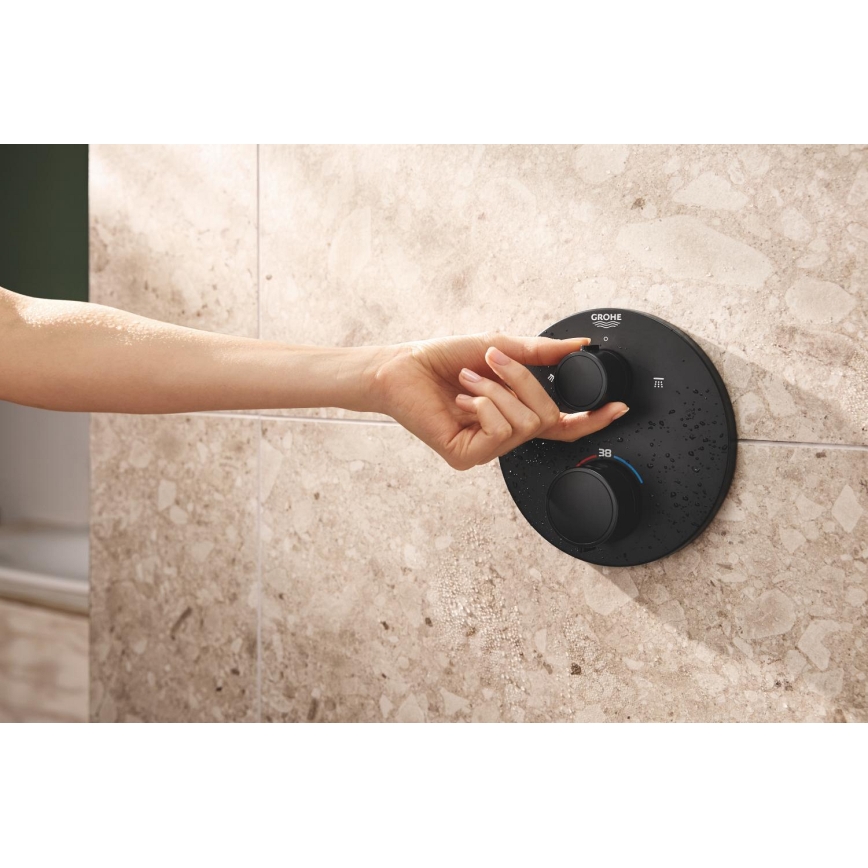 GROHE 348832430 - Doucheset VITALIO START 250 mm zwart