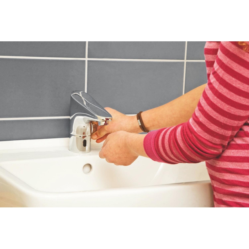 GROHE 36207001 - Elektronische wastafelkraan EUROPLUS E DN 15 glanzend chroom