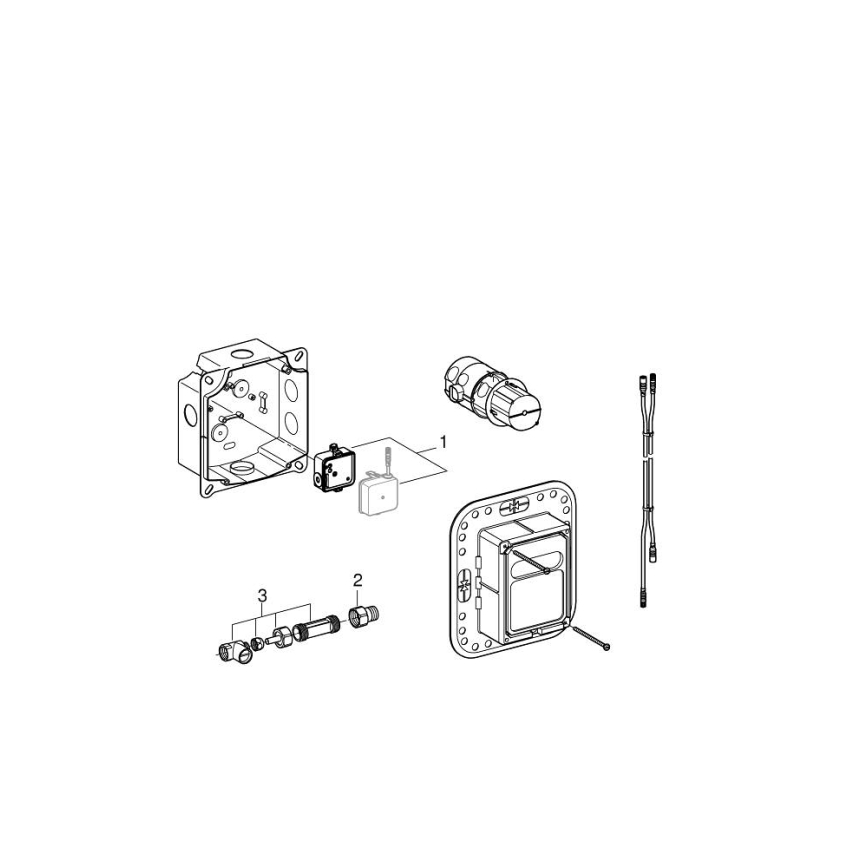 GROHE 36264001 - Inbouwset ESSENSE E glanzend chroom