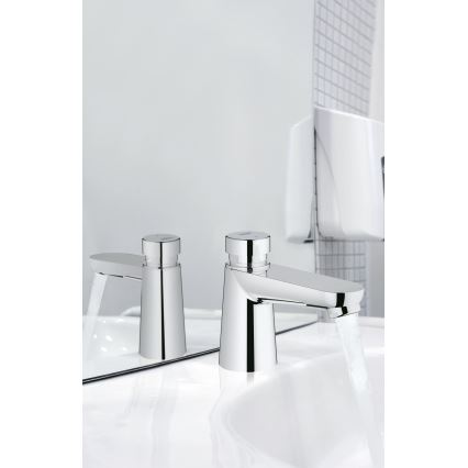 GROHE 36265000-Zelfsluitende staande kraan EUROECO COSMOPOLITAN T DN 15 chroom