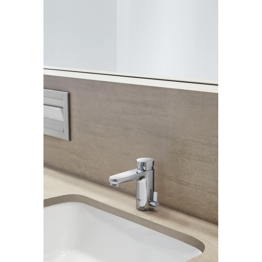 GROHE 36317000 - Zelfsluitende wastafelmengkraan EUROSMART COSMOPOLITAN T chroom