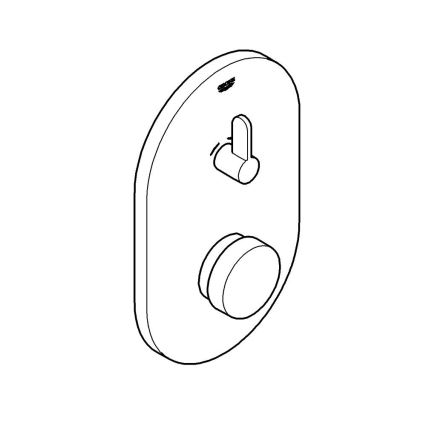 GROHE 36321000 - Zelfsluitende douchemengkraan EUROSMART COSMOPOLITAN T chroom