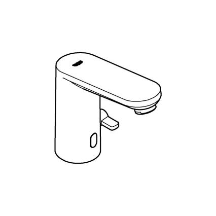 GROHE 36366002 - Elektronische wastafelmengkraan GET E glanzend chroom