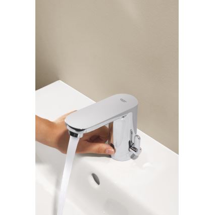 GROHE 36366002 - Elektronische wastafelmengkraan GET E glanzend chroom