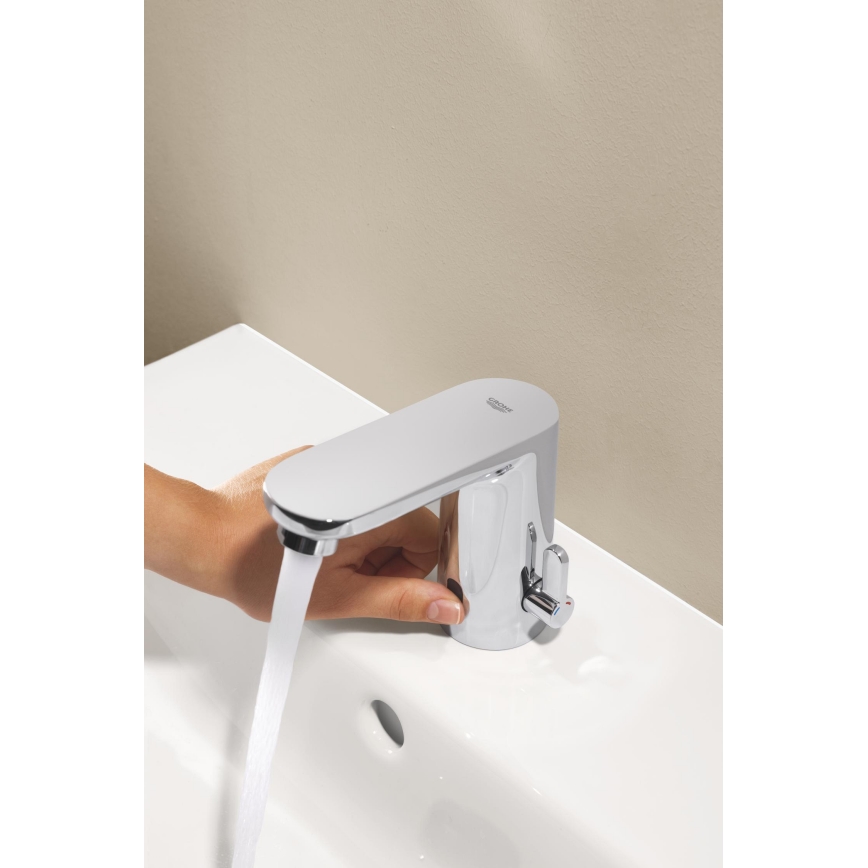 GROHE 36366002 - Elektronische wastafelmengkraan GET E glanzend chroom