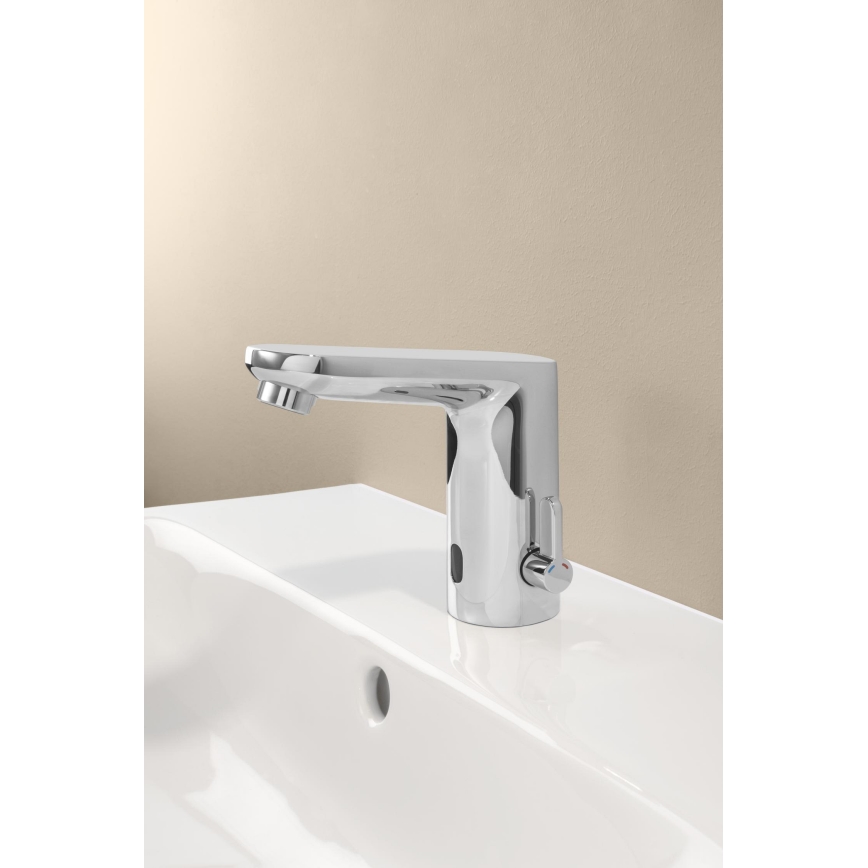 GROHE 36366002 - Elektronische wastafelmengkraan GET E glanzend chroom