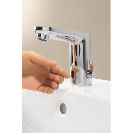 GROHE 36366002 - Elektronische wastafelmengkraan GET E glanzend chroom