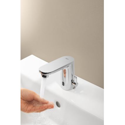 GROHE 36366002 - Elektronische wastafelmengkraan GET E glanzend chroom