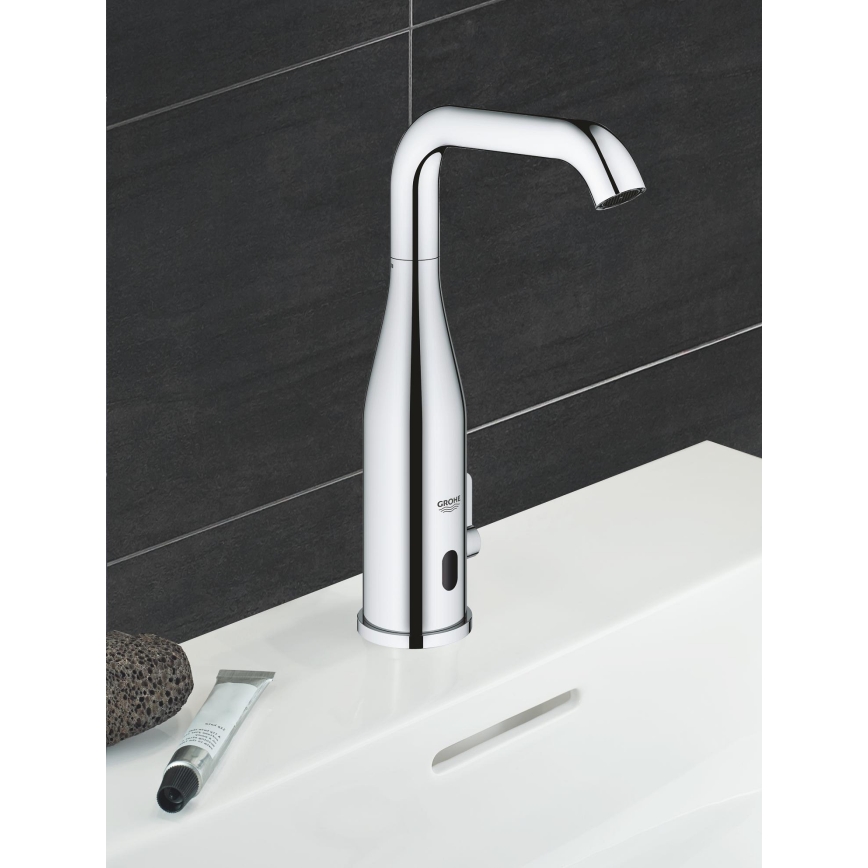 GROHE 36445000 - Infrarood elektronische wastafelkraan ESSENCE E glanzend chroom