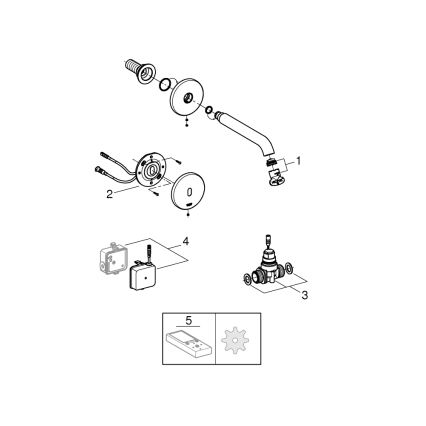 GROHE 36447000 - Infrarood elektronische kraan ESSENCE E 182 mm glanzend chroom