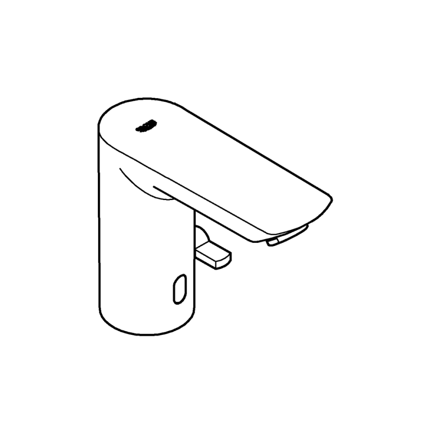 GROHE 36453000 - Infrarood elektronische wastafelkraan BAU COSMOPOLITAN E 123 mm chroom