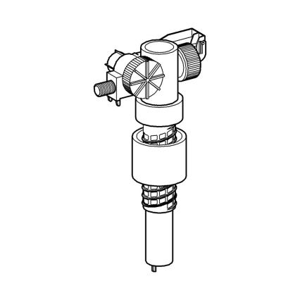 GROHE 37095000 - Vulventiel 38” glanzend chroom