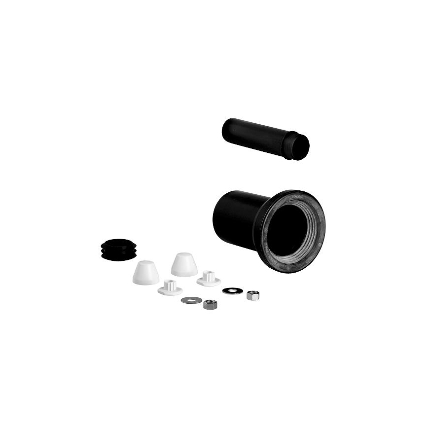 GROHE 37311K00 - Aanvoer- en afvoerset voor wc 150 mm zwart