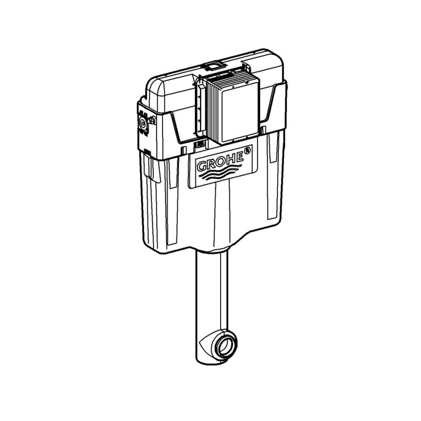 GROHE 38661000 - Toiletspoelreservoir GD 2