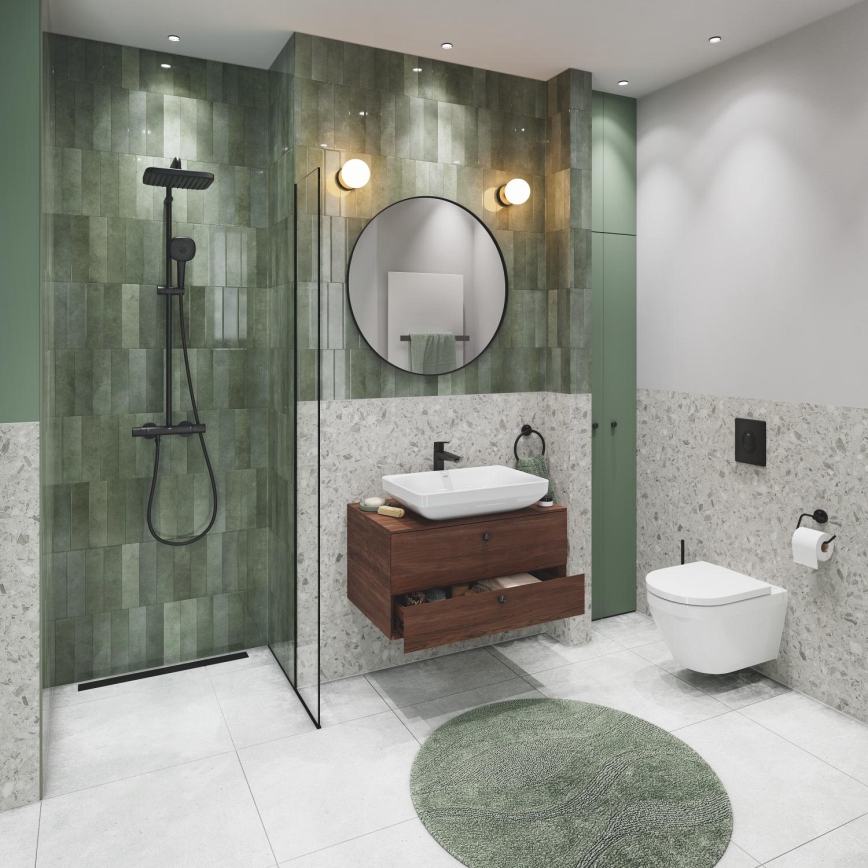 GROHE 38964KF0 - START bedieningsplaat 156 × 197 mm Phantom zwart