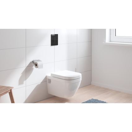 GROHE 38966KV0 - Bedieningsplaat EVEN 156 × 197 mm, zwart