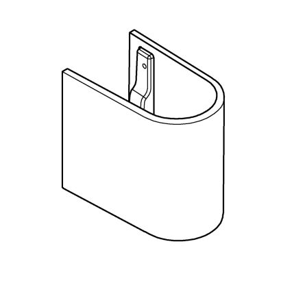 GROHE 39201000 - Halfzuil EURO CERAMIC 210 × 300 × 322 mm keramiek/wit