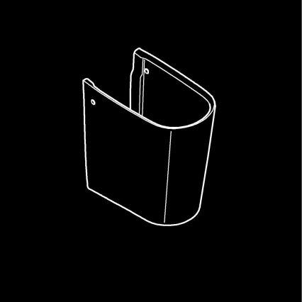 GROHE 39570000 - Halve zuil ESSENCE 320 × 319 mm keramiek/wit