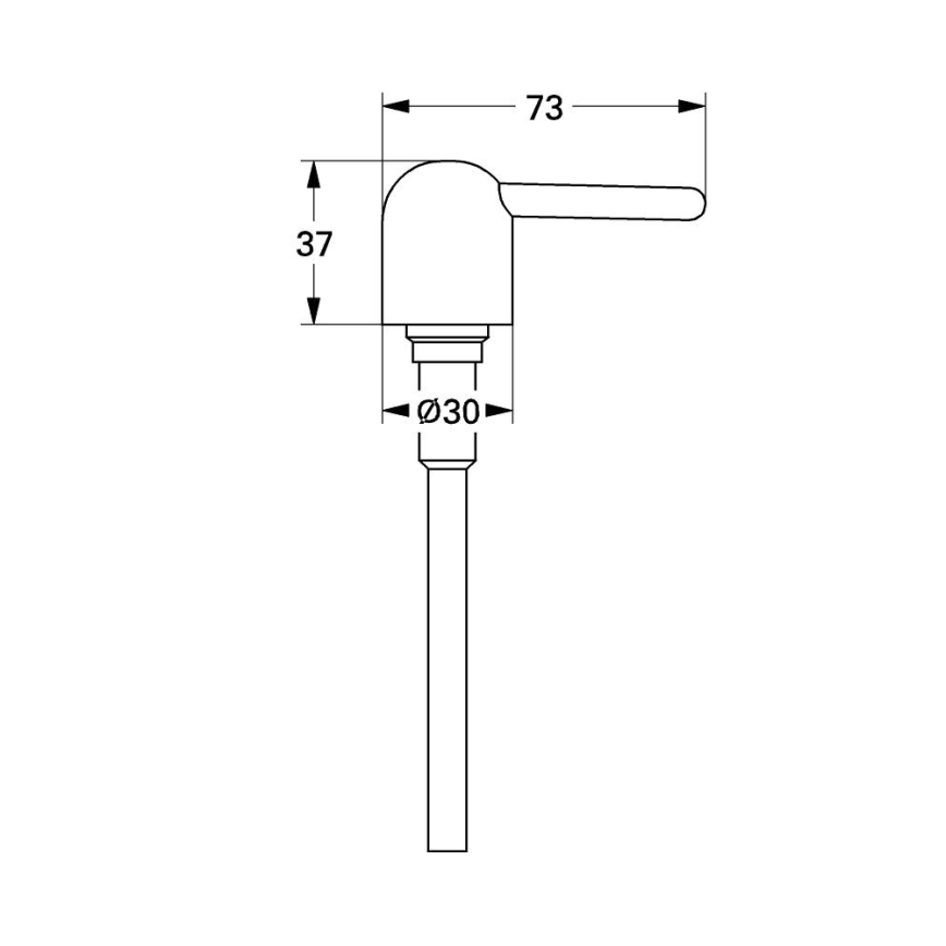 GROHE 40212000 - Vervangende pomp ATRIO glanzend chroom