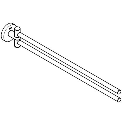 GROHE 40371DL1 - Handdoekhouder ESSENTIALS 439 mm koper
