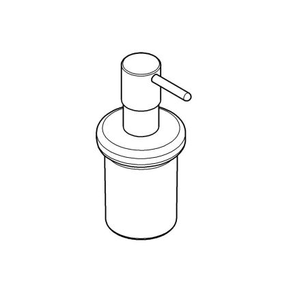 GROHE 40394001 - ESSENTIALS dispenser voor vloeibare zeep 160 ml, glanzend chroom