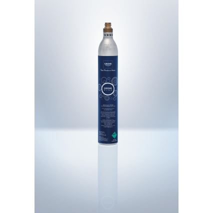 GROHE 40422000 - CO2-fles voor GROHE BLUE 425 g CO2 (4 stuks) roestvrij staal