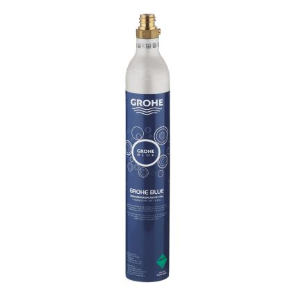 GROHE 40422000 - CO2-fles voor GROHE BLUE 425 g CO2 (4 stuks) roestvrij staal