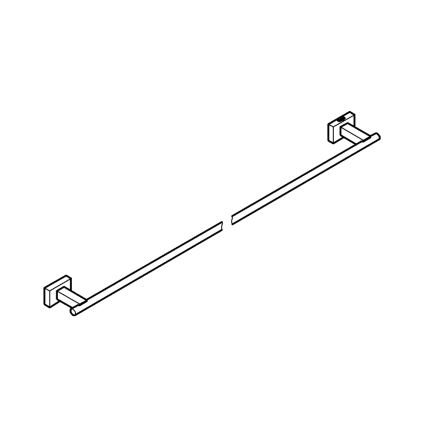 GROHE 40509AL1 - Handdoekhouder ESSENTIALS CUBE 600 mm grafiet