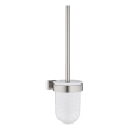 GROHE 40513DC1 - Toiletborstelset ESSENTIALS CUBE, roestvrij staal (RVS)