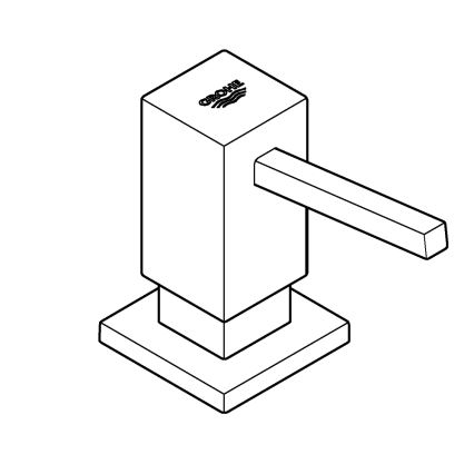 GROHE 40535GL0 - COSMOPOLITAN zeepdispenser 500 ml goud