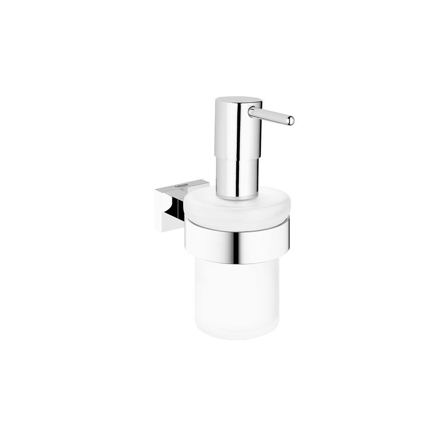 GROHE 40756001 - Dispenser voor vloeibare zeep ESSENTIALS CUBE 160 ml glanzend chroom