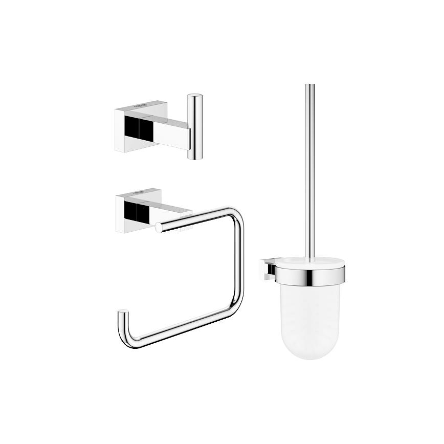 GROHE 40757001 - Accessoireset ESSENTIALS CUBE glanzend chroom