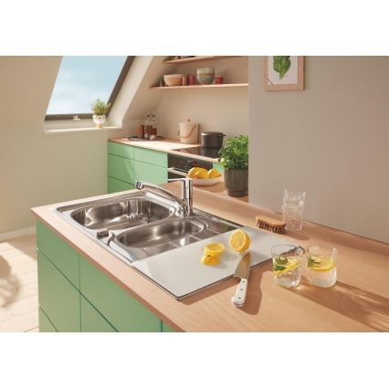 GROHE 40786L00 - Glazen plank 450 × 240 × 19 mm wit