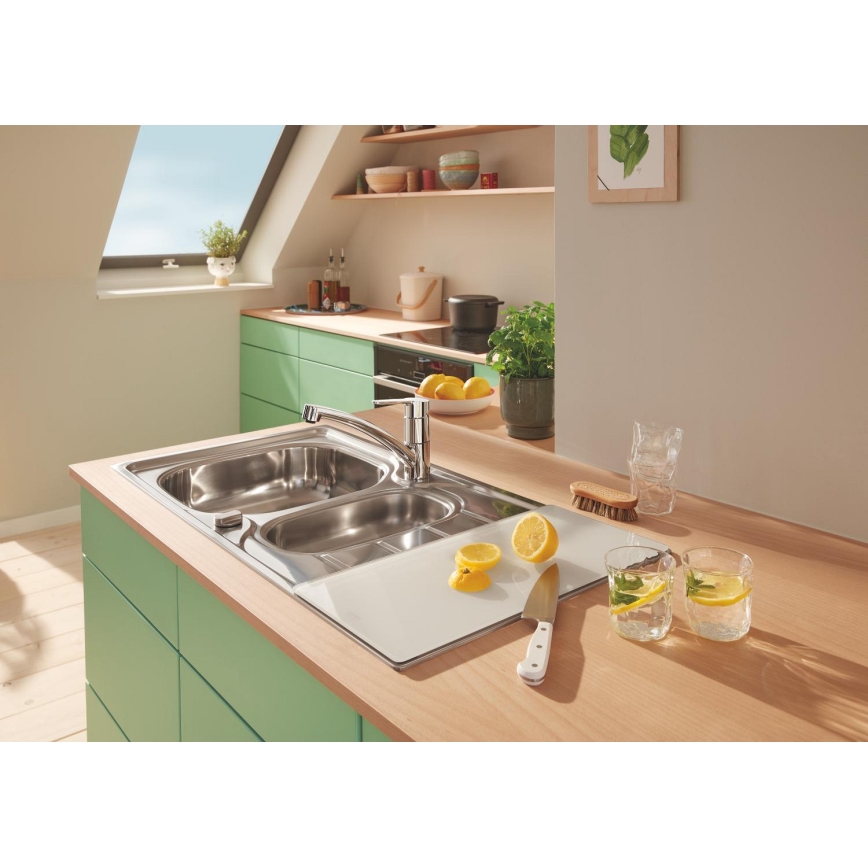 GROHE 40786L00 - Glazen plank 450 × 240 × 19 mm wit