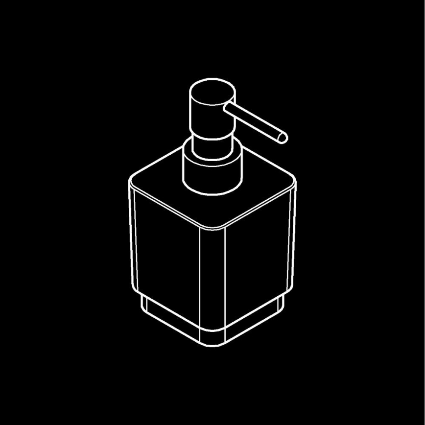 GROHE 40805000 - SELECTION CUBE zeepdispenser, 300 ml, glanzend chroom