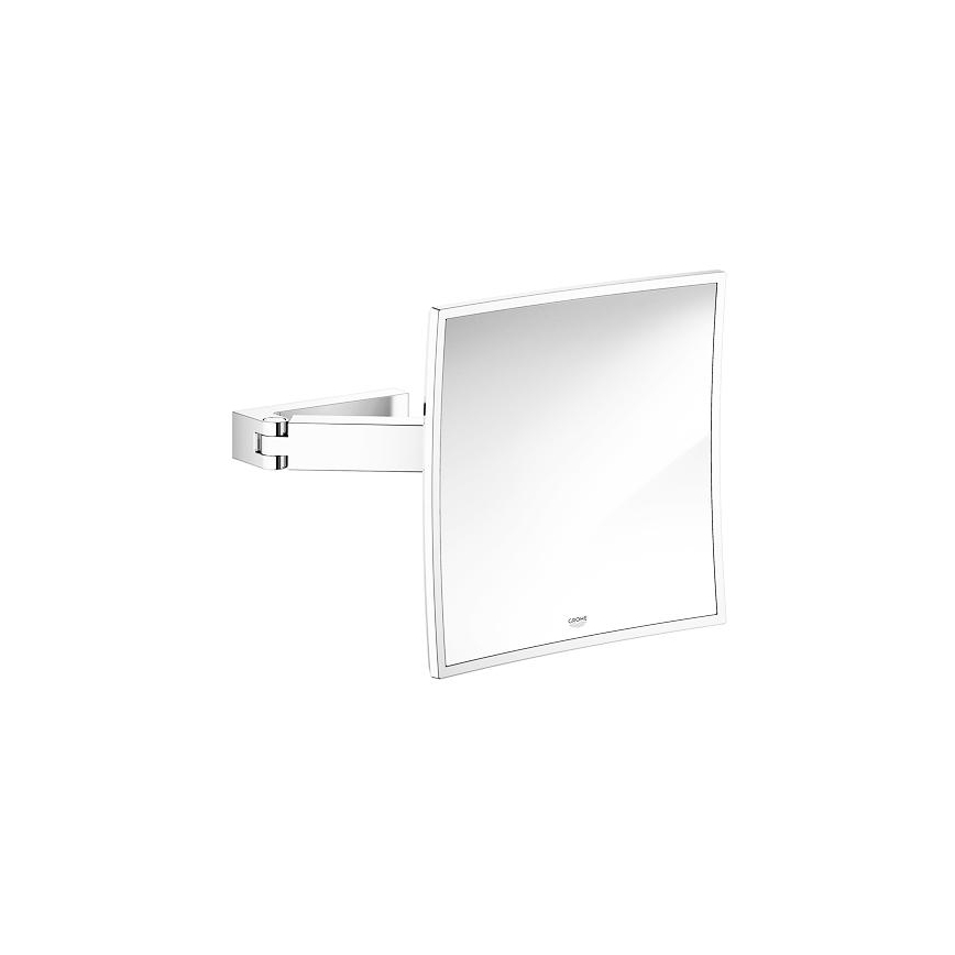 GROHE 40808000 - Make-upspiegel SELECTION CUBE 22,3 × 22,3 cm glanzend chroom