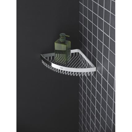 GROHE 40809000 - Draadzeephouder SELECTION CUBE 20 × 20 cm glanzend chroom