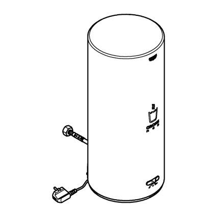 GROHE 40831001 - RED reservoir 7 l, roestvrij staal