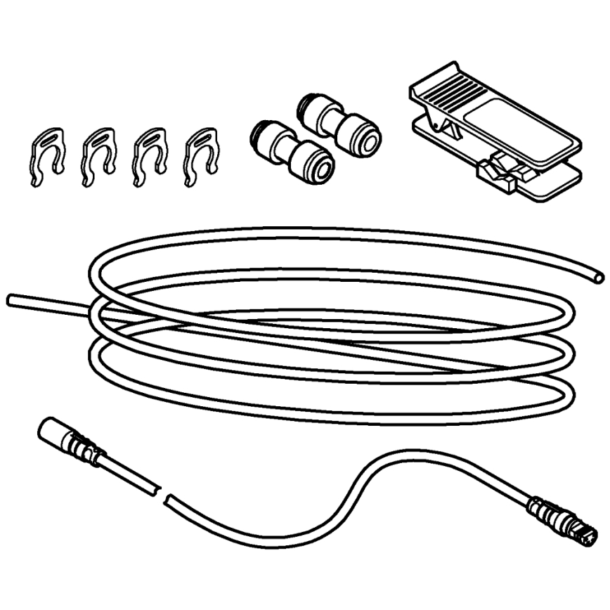 GROHE 40843000 - Verlengset BLUE glanzend chroom