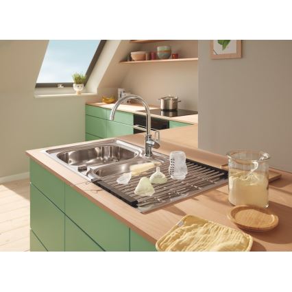 GROHE 40856SD0 - Afdruiprek 450 × 348 mm, geborsteld roestvrij staal