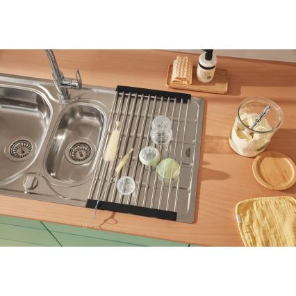 GROHE 40856SD0 - Afdruiprek 450 × 348 mm, geborsteld roestvrij staal