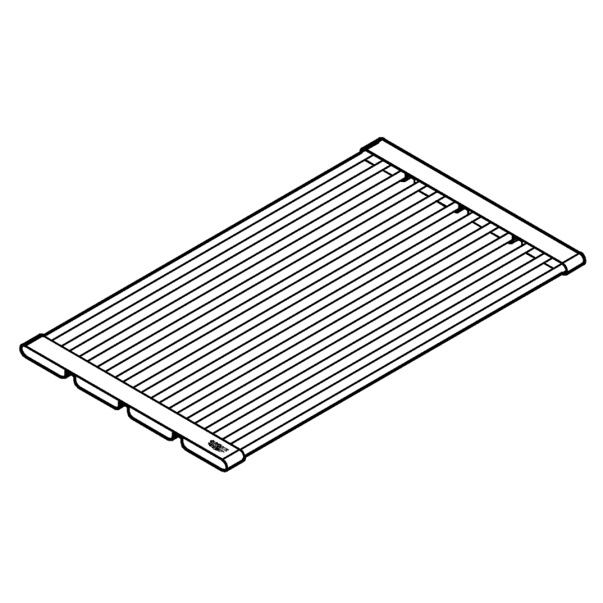 GROHE 40858SD0 - Afdruiprek van RVS 500 × 288 mm