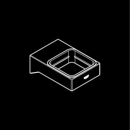 GROHE 40865000 - SELECTION CUBE-houder in glanzend chroom