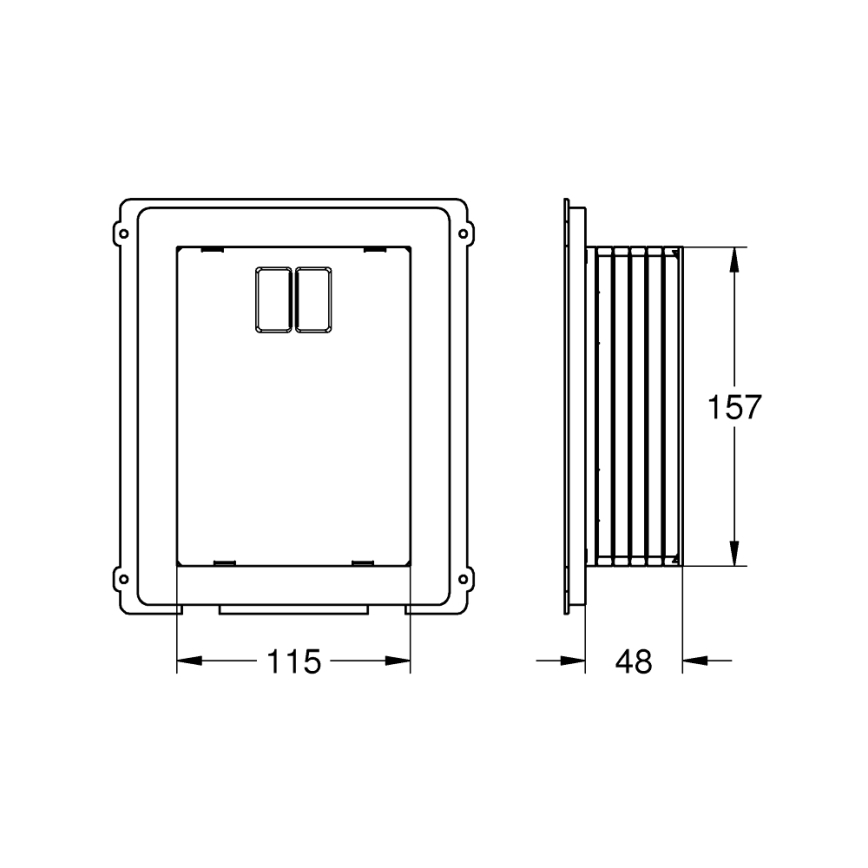 GROHE 40949000 - RAPID inspectieput
