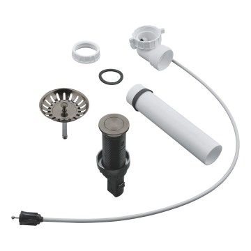 GROHE 40986AL0 - Afvoerset voor keukenspoelbakken Ø 35 mm grafiet
