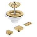 GROHE 40996GN0 - Gouden afvoerset voor keukenspoelbakken